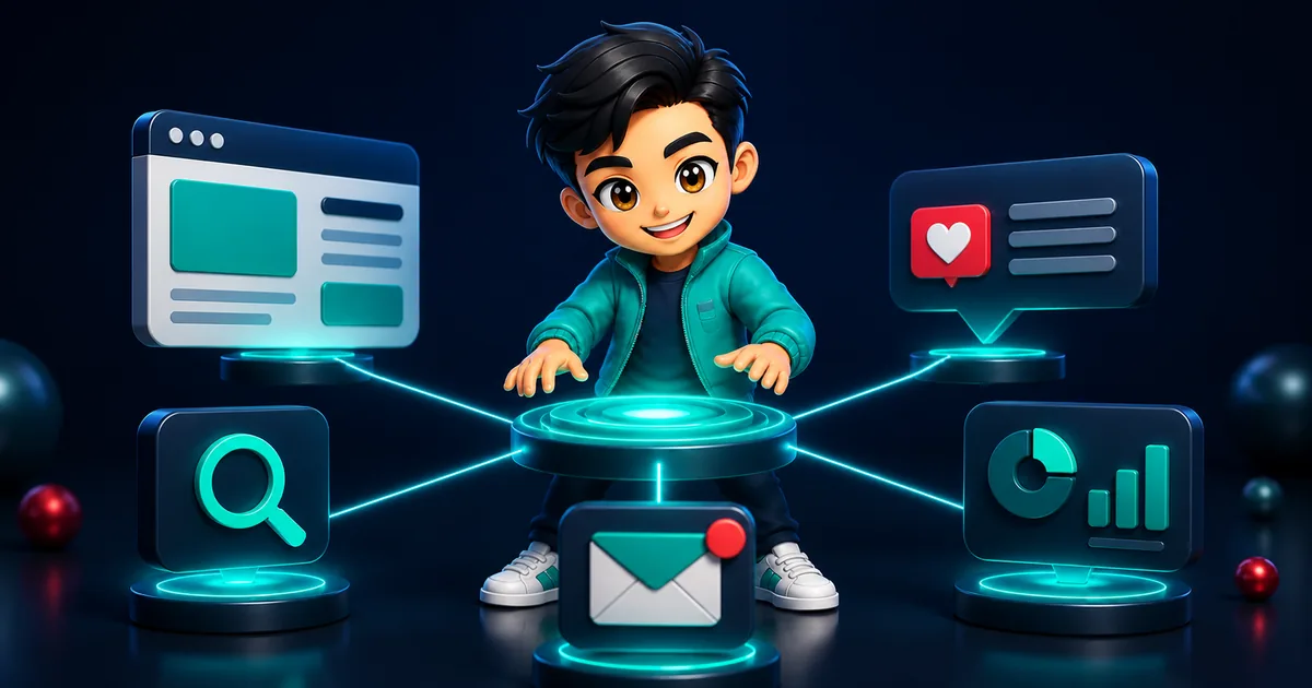 มาสคอต ScaleUpThai เชื่อมช่องทางการตลาด อธิบาย Digital Marketing คืออะไร