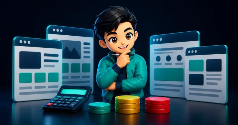 มาสคอต ScaleUpThai ประเมินขอบเขตงานและราคาทำเว็บไซต์